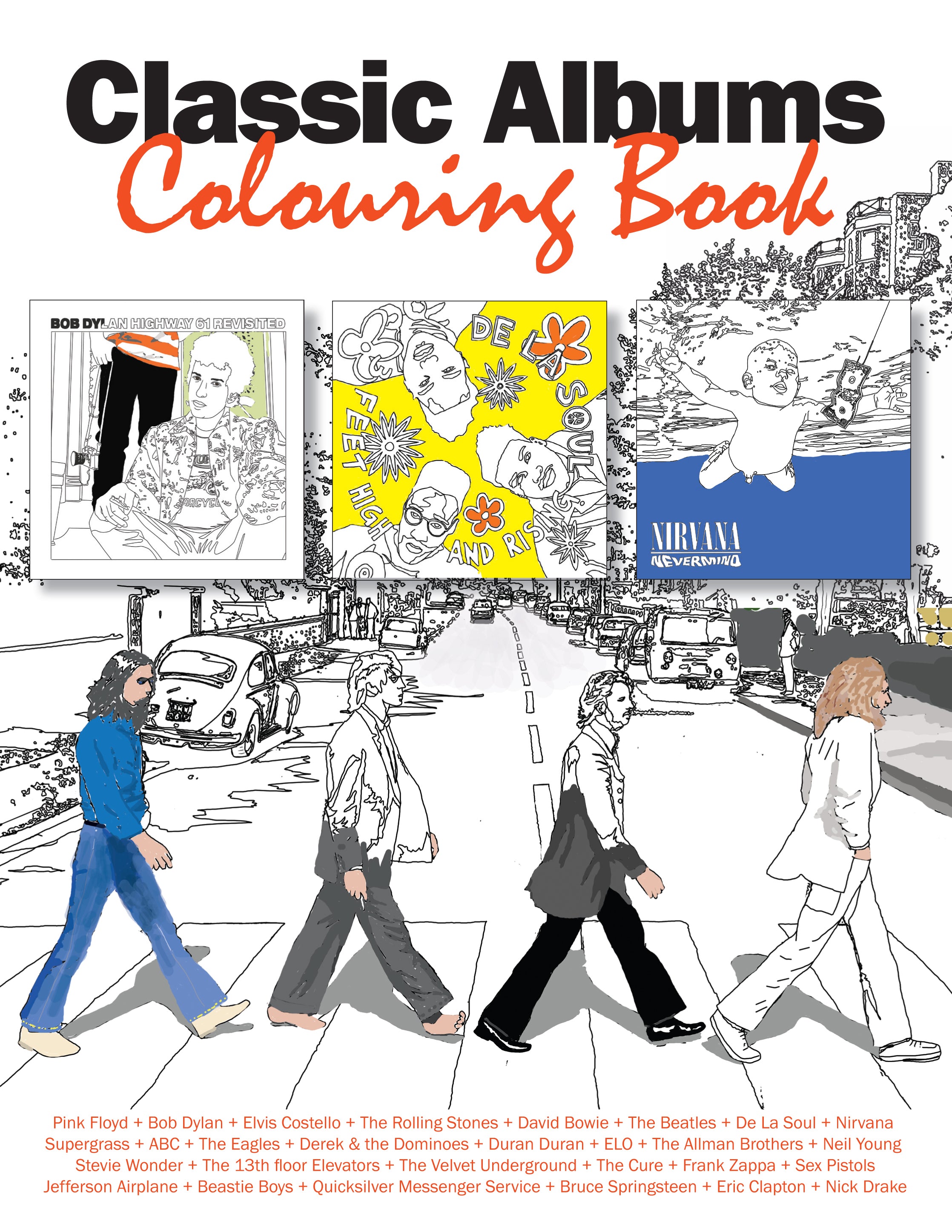 Classic Albums Colouring Book Red Planet Books 